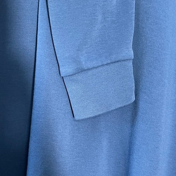 LL Bean Mock Turtle Neck Size Small Medium Blue Women’s - Picture 3 of 7